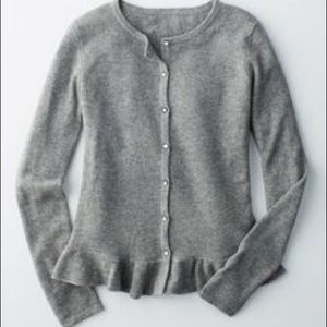 Garnet hill cashmere cardigan